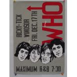 THE WHO (1965) - Original JOHN JUDKINS poster artw