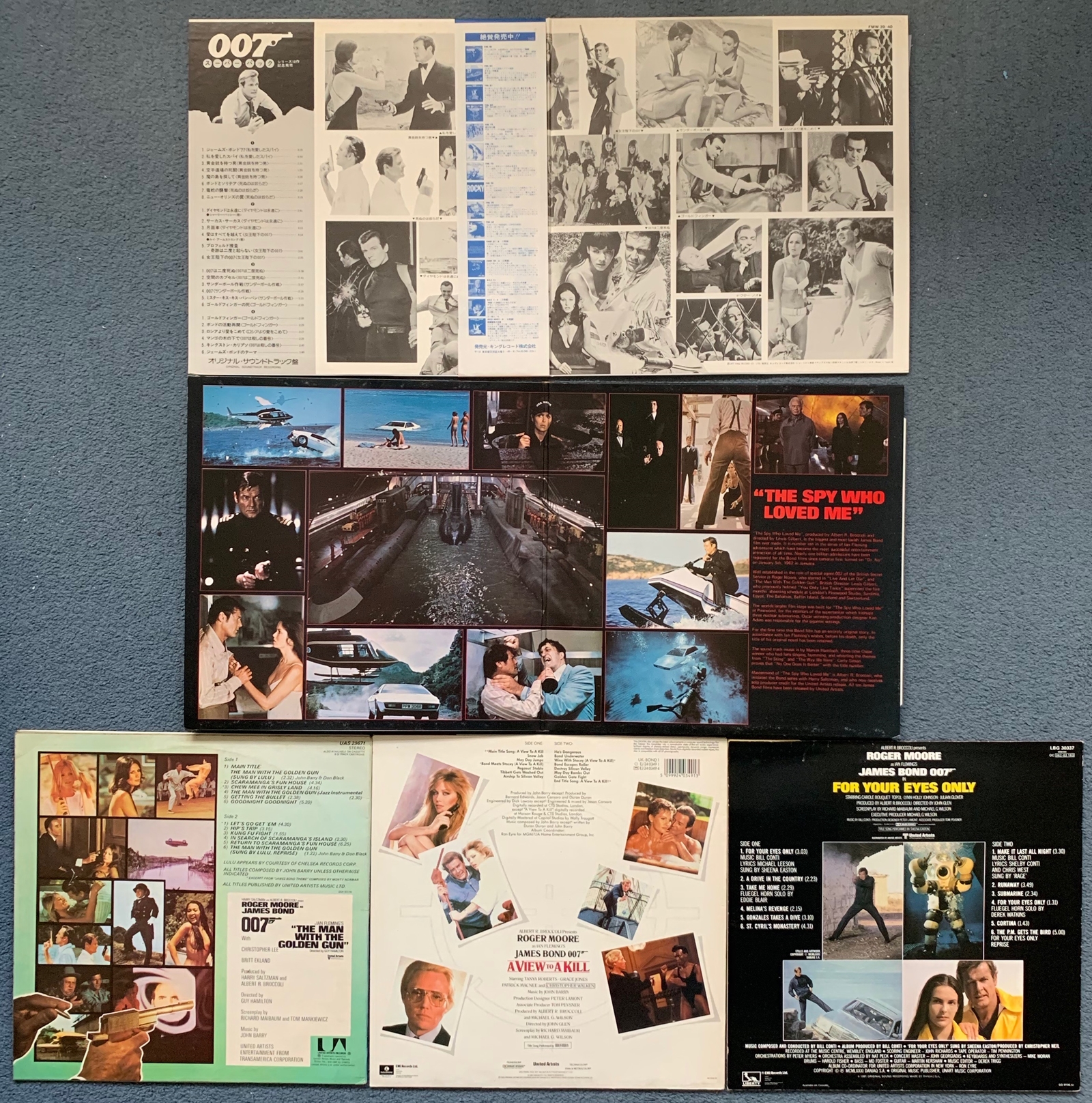 JAMES BOND ROGER MOORE RECORD MEMORABILIA LOT (5 i - Image 2 of 2