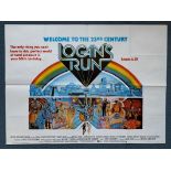 LOGAN'S RUN (1976) - British UK Quad film poster -