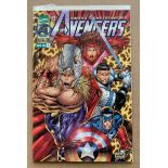 AVENGERS #1 (1996) GOLD ROB LIEFELD SIGNATURE SERI