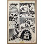 SAVAGE SWORD OF CONAN #59 (1981) - ORIGINAL ARTWORK - MIKE VOSBURG (Artist) - Page 29 (MARVEL