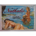NATHALIE (1981) - British UK Quad - Sexy artwork f