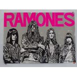 THE RAMONES (1992) - Original JOHN JUDKINS poster