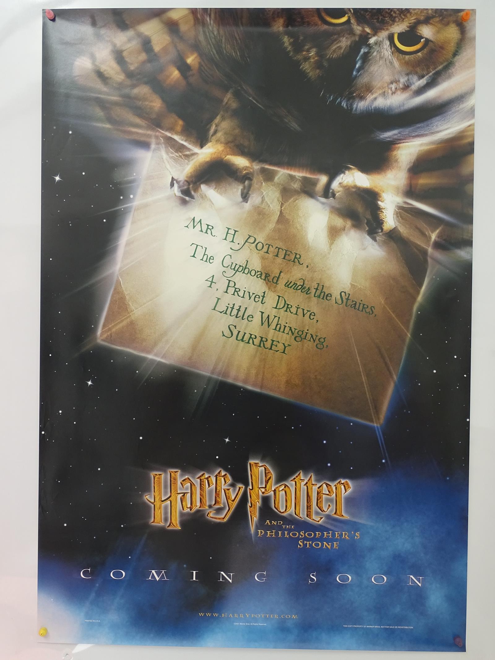 HARRY POTTER AND THE PHILOSOPHERS STONE 'ENVELOPE'