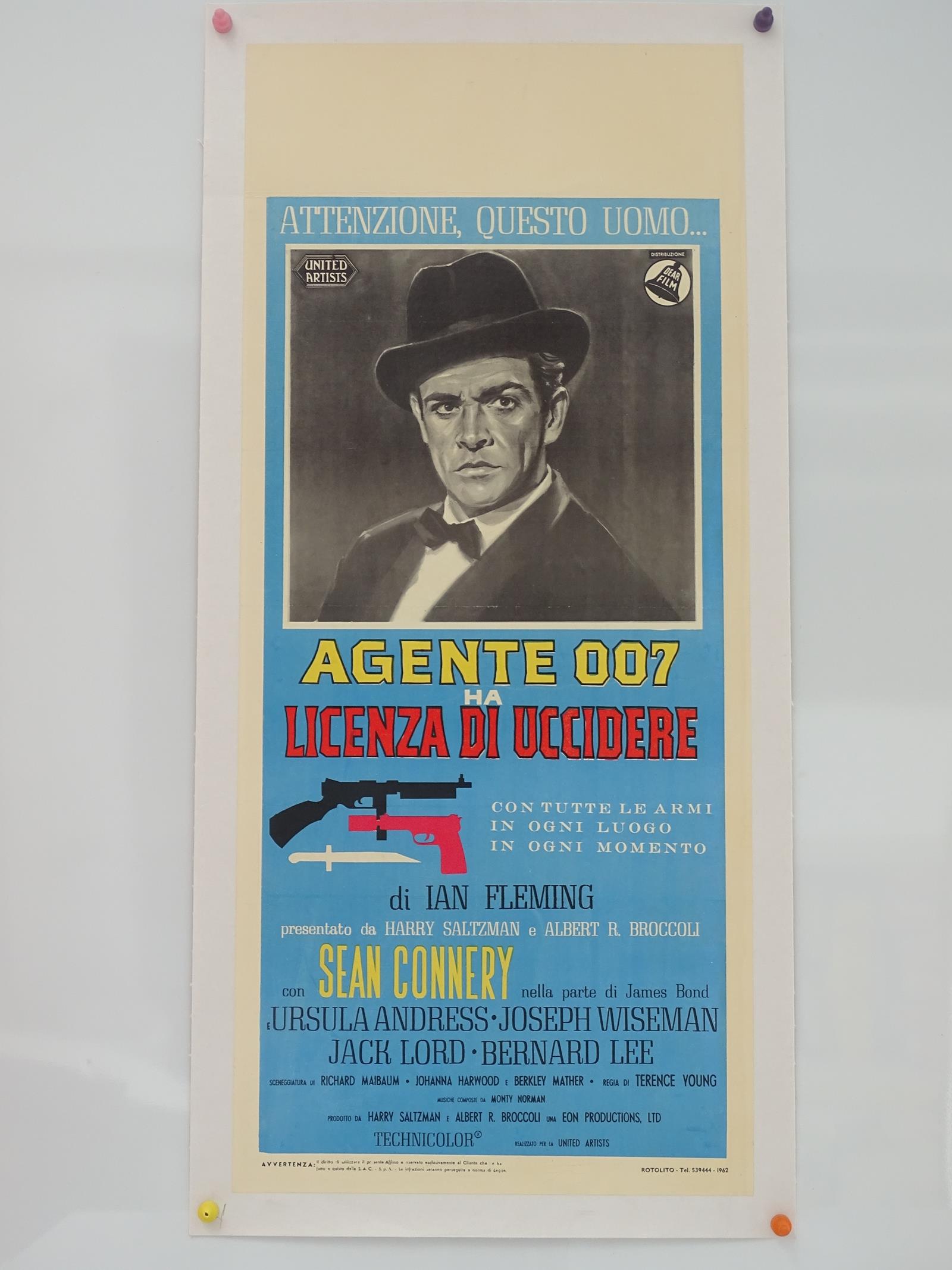 DR NO (1963 - First release in Italy) 'Agent 007: