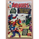 AVENGERS #15 (1965 - MARVEL) FR/GD (Cents Copy / Pence Stamp) - Death of the original Baron Zemo,