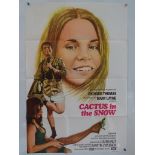 PAIR OF UK ONE SHEET MOVIE POSTERS: CACTUS IN THE