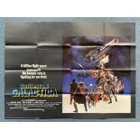 BATTLESTAR GALACTICA (1978) - British UK Quad film