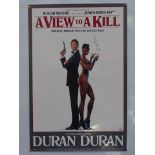 A VIEW TO A KILL (1985) - Soundtrack poster with a