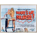 WHAT'S UP NURSE (1975) - British UK Quad film post