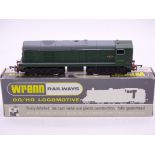 A Wrenn W2230NP Class 20 unpowered diesel locomotive in BR green numbered D8010. G-VG in a VG box