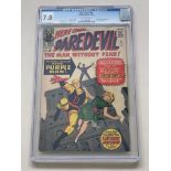 DAREDEVIL #4 (1964 - MARVEL) Graded CGC 7.0 (Cents Copy) - Origin and first appearance of the Purple