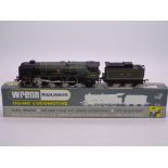 A Wrenn W2236 Rebuilt Bulleid Pacific in BR green "Dorchester". VG-E in a VG box