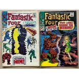 FANTASTIC FOUR #66, 67 (2 in Lot) - (1967 - MARVEL - Cents Copy - FR/GD - Run includes the first &