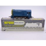 A Wrenn W2232NP Class 08 unpowered diesel locomotive in BR blue numbered D3523. VG in a G box