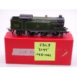 A Hornby Dublo EDL7 class N2 steam tank locomotive, 3-rail operation, in GWR green livery,