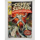 SILVER SURFER #18 (1970 - MARVEL - Pence Copy - VG/FN) - 'Jumpin' Jack Kirby returns to Marvel,