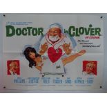 DOCTOR IN CLOVER (1966) UK Quad Film Poster (30" x 40" - 76 x 101.5 cm) - Folded (as issued)
