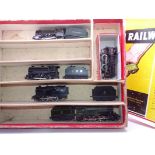 OO Gauge - A Trix Twin Railways train set box containing various Trix Twin locos as lotted - F (Q)