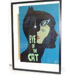 CATWOMAN "EYE OF THE CAT" PRINT (2013) - SIGNED BY DES TAYLOR - Offered framed & glazed with print