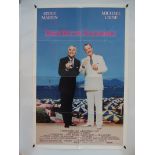 ACTION: A GROUP OF FOLDED ONE SHEET MOVIE POSTERS TO INCLUDE: DIRTY ROTTEN SCOUNDRELS (1988); THE