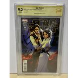 STAR WARS #1 (2015 - MARVEL) Graded CBCS 9.2 (Cents Copy) SIGNED BY SARA PICHELLI - Sara Pichelli