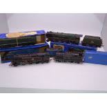 OO Gauge - A group of playworn Hornby Dublo 3-rail locomotives, some boxed / part boxed. F-G (7)