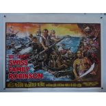 WALT DISNEY: A group of 8 UK Quad posters to include: SWISS FAMILY ROBINSON (1960) x 2, MARY POPPINS