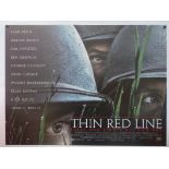 WAR: PAIR OF FILM POSTERS: UK Quad THE THIN RED LINE (1998) and International One Sheet SAVING