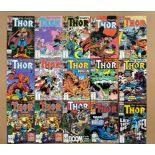 THOR (40 in Lot) - (1986/93 - MARVEL) - FN/VFN (Cents/Pence Copy) - Run includes #370, 372, 374,