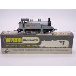 A Wrenn W2203 R1 class steam tank locomotive in Shell silver, unnumbered. VG in a G box