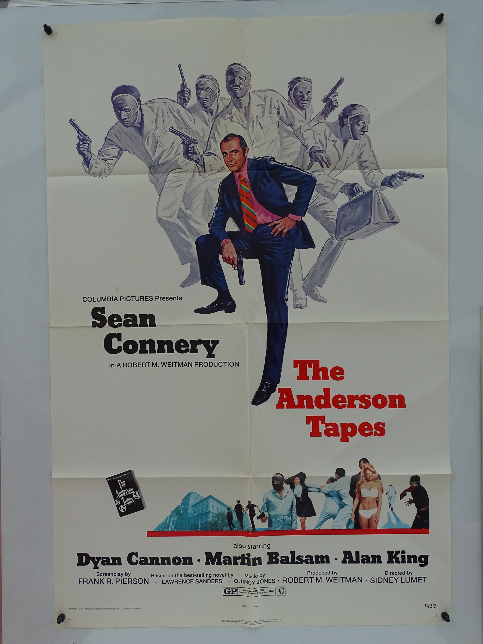 SEAN CONNERY: A selection of posters and memorabilia to include THE ANDERSON TAPES (1971) One