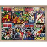 IRON MAN #2, 3, 4, 5, 6, 7, 8, 10 (8 in Lot) - (1968 - MARVEL) - VG/FN (Cents Copy/Pence Stamp) -