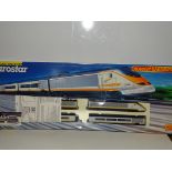 OO Gauge - A Hornby Eurostar train set, appears complete and unused. E in G-VG box