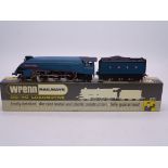 A Wrenn W2212A Class A4 steam locomotive in LNER blue "Sir Nigel Gresley". VG in a VG box