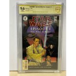 STAR WARS: EPISODE I "OBI-WAN KENOBI" (1999 - DARK HORSE) Graded CBCS 9.6 (Cents Copy) SIGNED BY