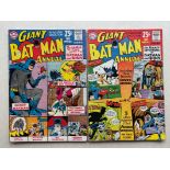 BATMAN: GIANT ANNUAL #4, 5 (2 in Lot) - (1962/63 - DC - Cents Copy - GD/VG) - 80 Page Giant-Size