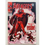 AVENGERS #57 (VISION) - (1968 - MARVEL - Cents Copy / Pence Stamp - VG/FN) - A 'Classic' Marvel