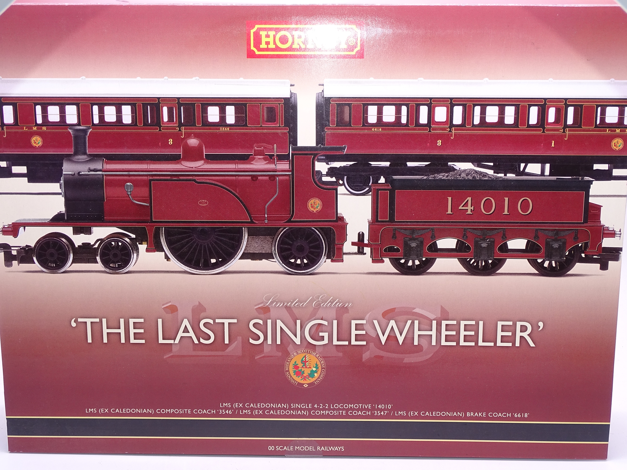 OO Gauge -A Hornby R2806 'The Last Single Wheeler' train pack including steam loco and 3 coaches -