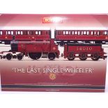 OO Gauge -A Hornby R2806 'The Last Single Wheeler' train pack including steam loco and 3 coaches -