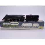 A Wrenn W2213 Class A4 steam locomotive in LNER black "Peregrine". VG in a VG box