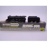A Wrenn W2240 Class 8F steam locomotive in LNER black numbered 3144, unshaded transfers,