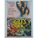 CITY UNDER THE SEA (1965) - UK One Sheet Movie Poster- 27" x 41" (69 x 104 cm) Folded