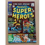MARVEL SUPER-HEROES #1 (1966 - MARVEL) VG/FN (Cents Copy / Pence Stamp) - The first Marvel one-shot.