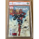 AVENGING SPIDER-MAN #9 (2012 - MARVEL) Graded Euro Grader 8.0 (Cents Copy) - First appearance of