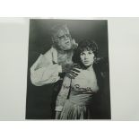 CURSE OF THE WEREWOLF (1961) - A movie still (possible reproduction) signed by Yvonne Romain - Ms