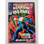 MARVEL SUPER-HEROES: CAPTAIN MARVEL #13 - (1968 - MARVEL - Cents Copy / Pence Stamp - VG) - First