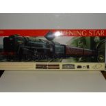 OO Gauge - A Hornby Evening Star passenger train set, M&S special edition, complete and unused. E in