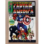CAPTAIN AMERICA #100 (1968 - MARVEL) VG/FN (Cents Copy) - Captain America gets his own title for the