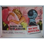 DO NOT DISTURB (1965) - Tom Chantrell Artwork - DORIS DAY and ROD TAYLOR - British UK Quad film